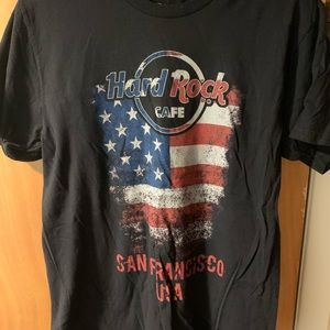 Hard Rock Cafe American Flag San Francisco T-shirt